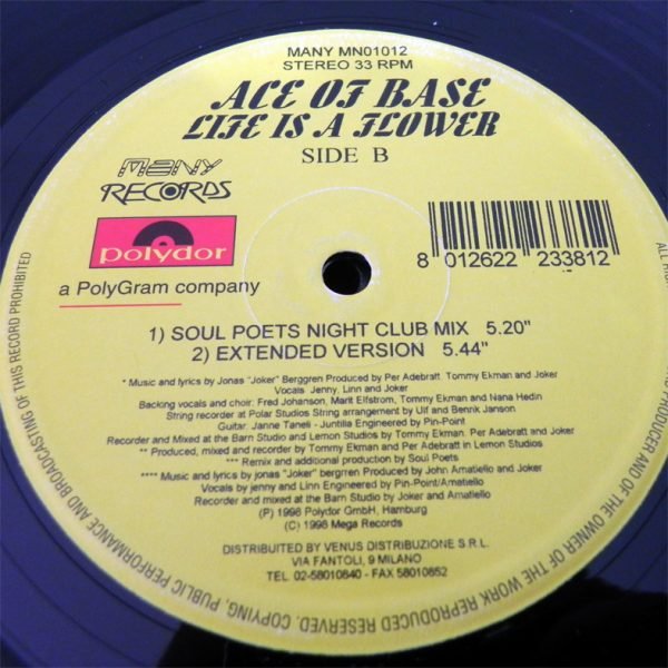 Ace Of Base - Life Is A Flower - Image 2